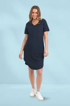 Foxwood Rhoda Vee Dress Dark Sapphire