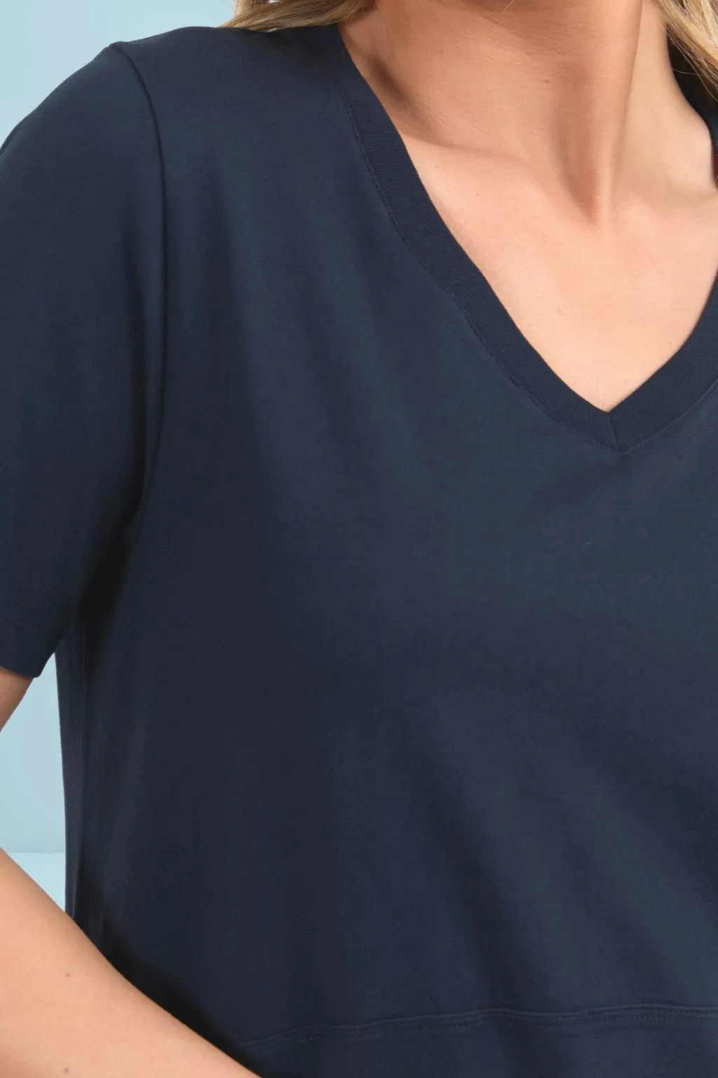 Foxwood Rhoda Vee Dress Dark Sapphire