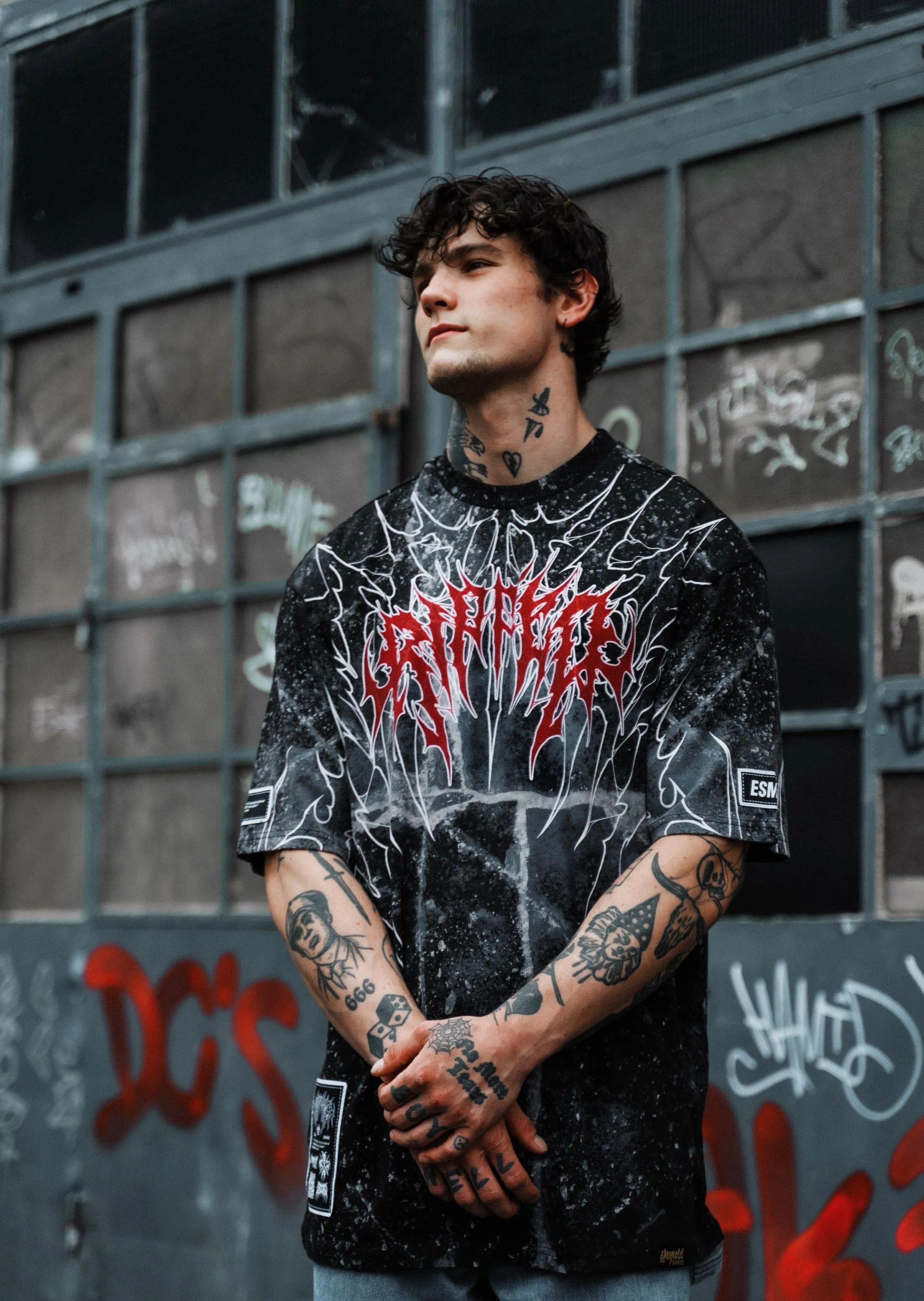 Frostburn - Heavy Oversized T-Shirt (All Over Print) 250GSM