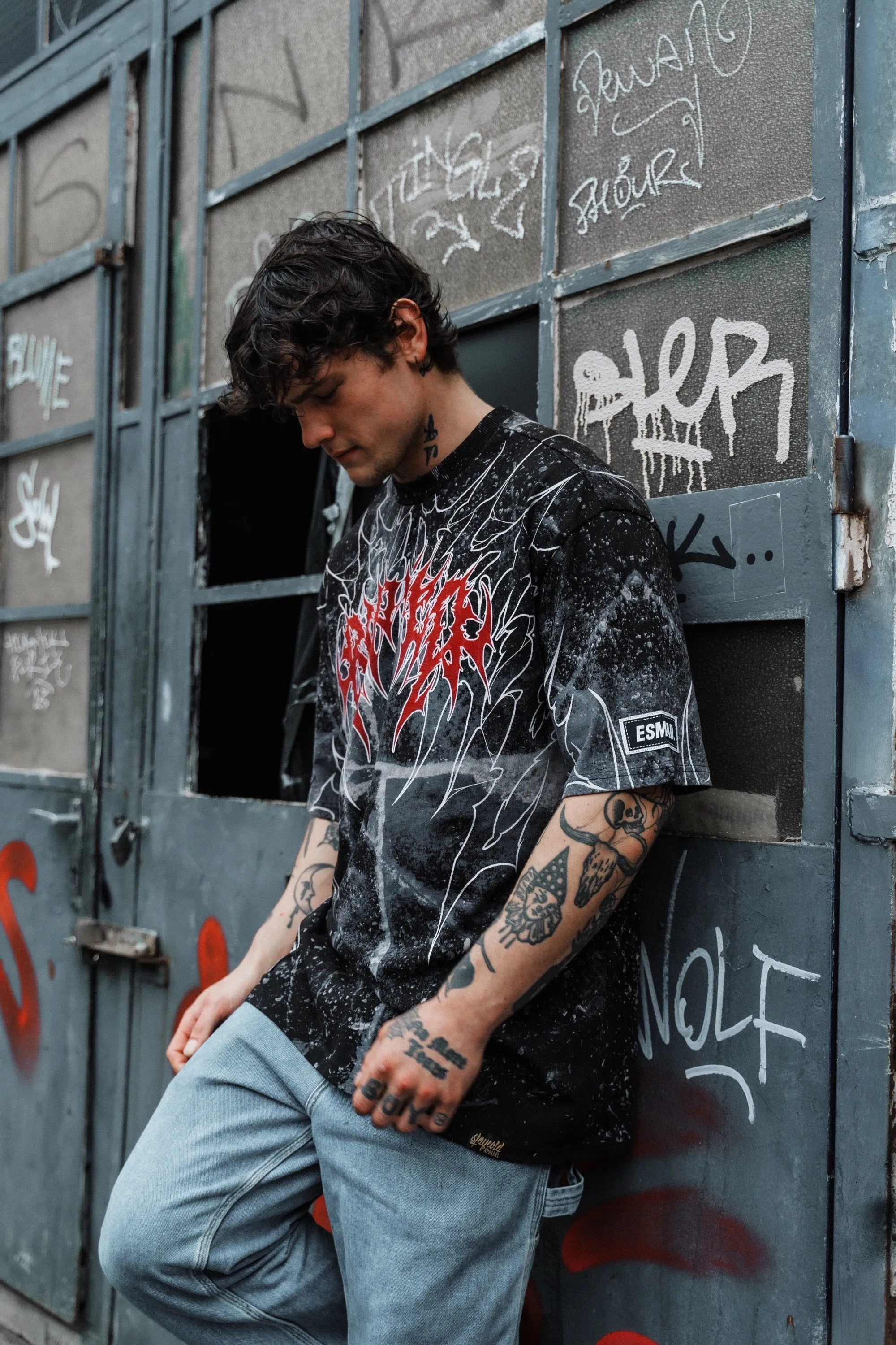 Frostburn - Heavy Oversized T-Shirt (All Over Print) 250GSM