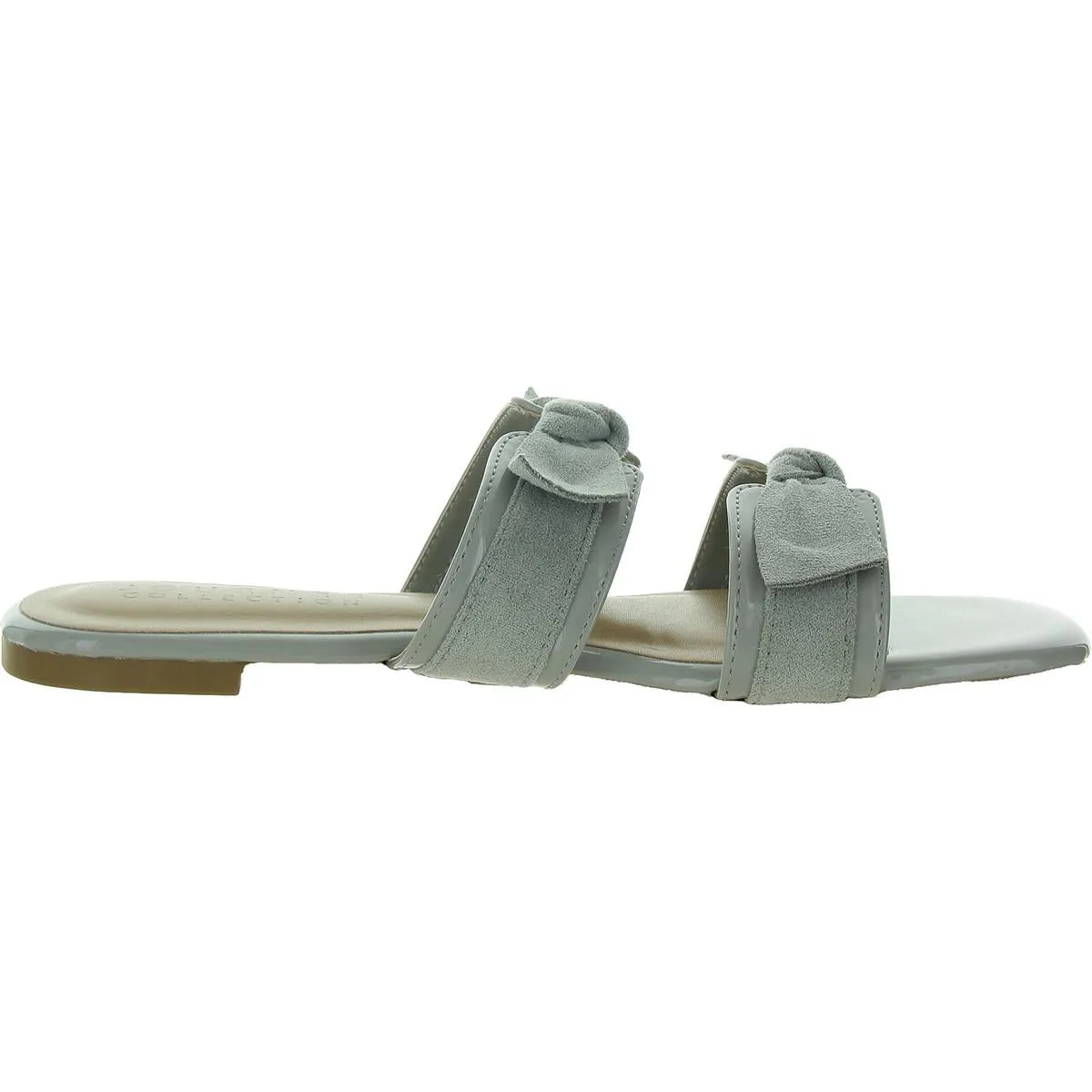 Journee Collection Womens Faux Suede Cushioned Footbed Flat Shoes