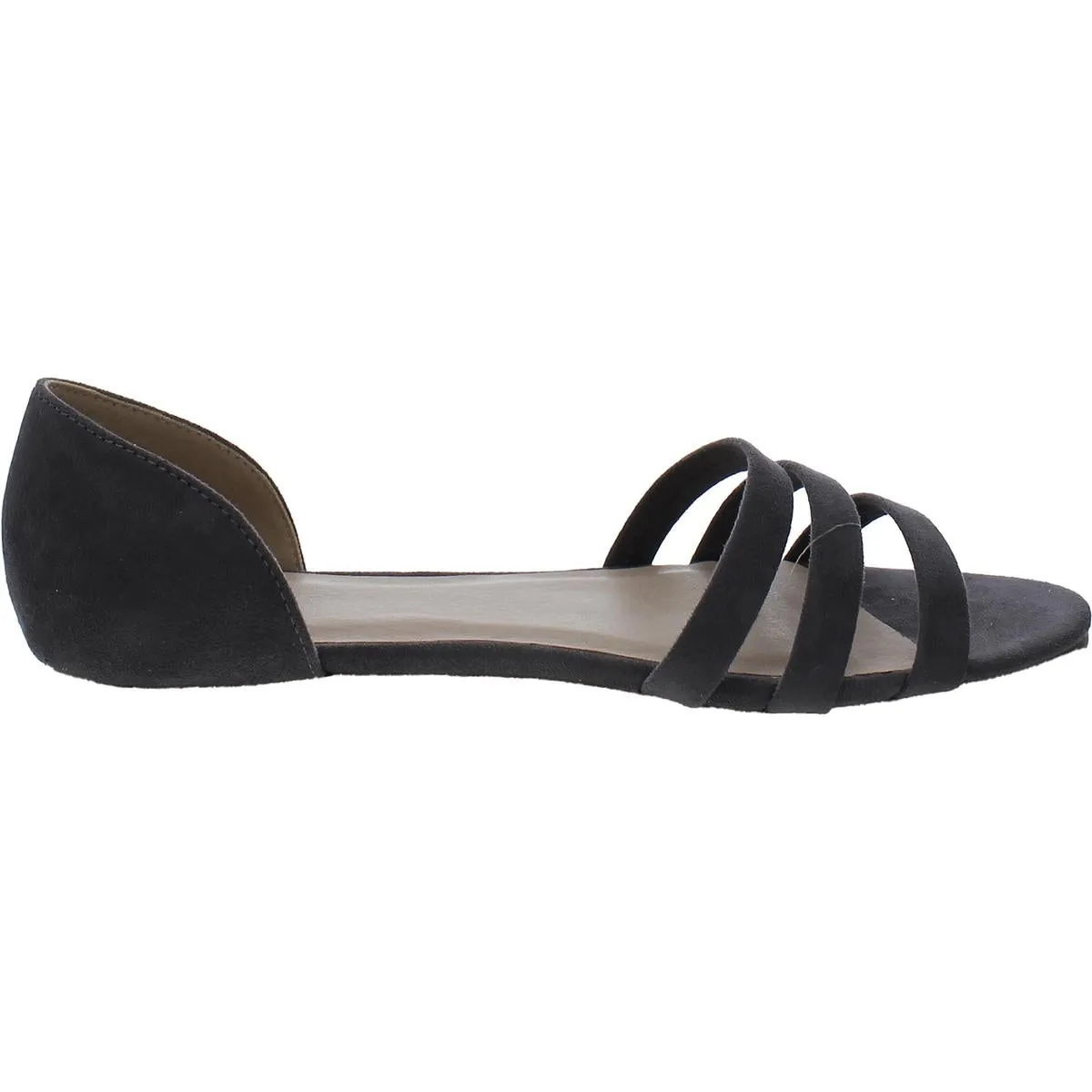 Journee Collection Womens Faux Suede Slip On D'Orsay