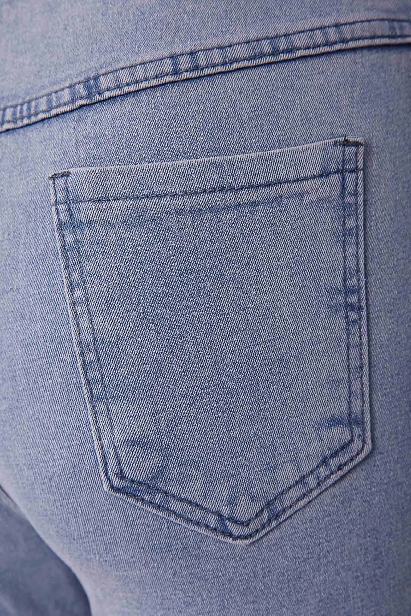 LACE-UP JEANS