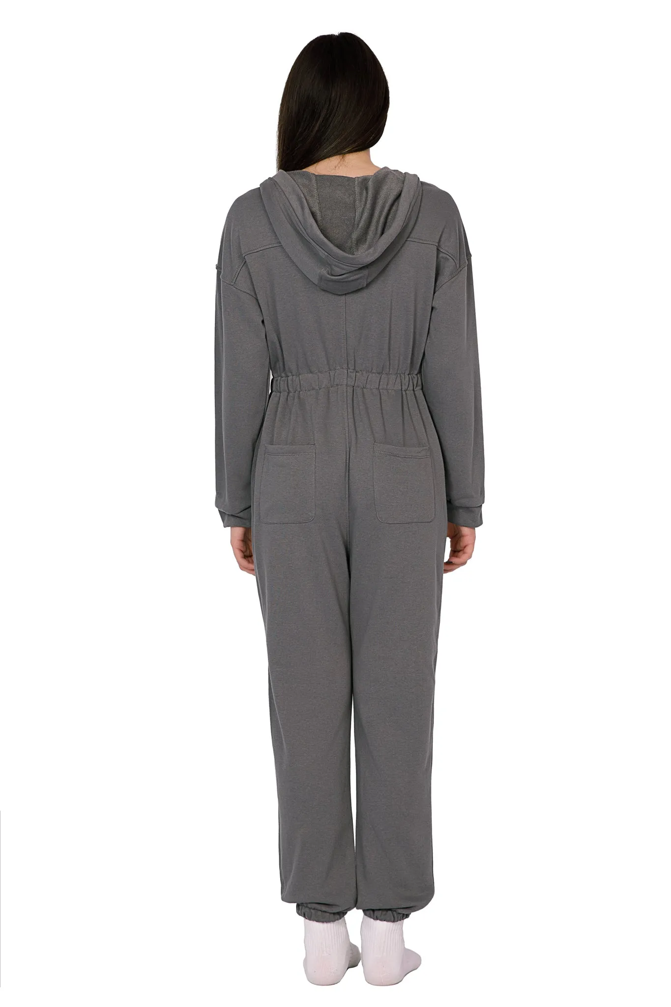 LACE-UP JUMPSUIT