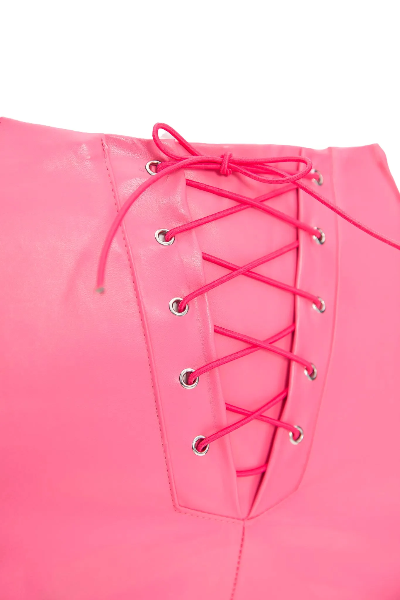 LACE-UP TROUSERS