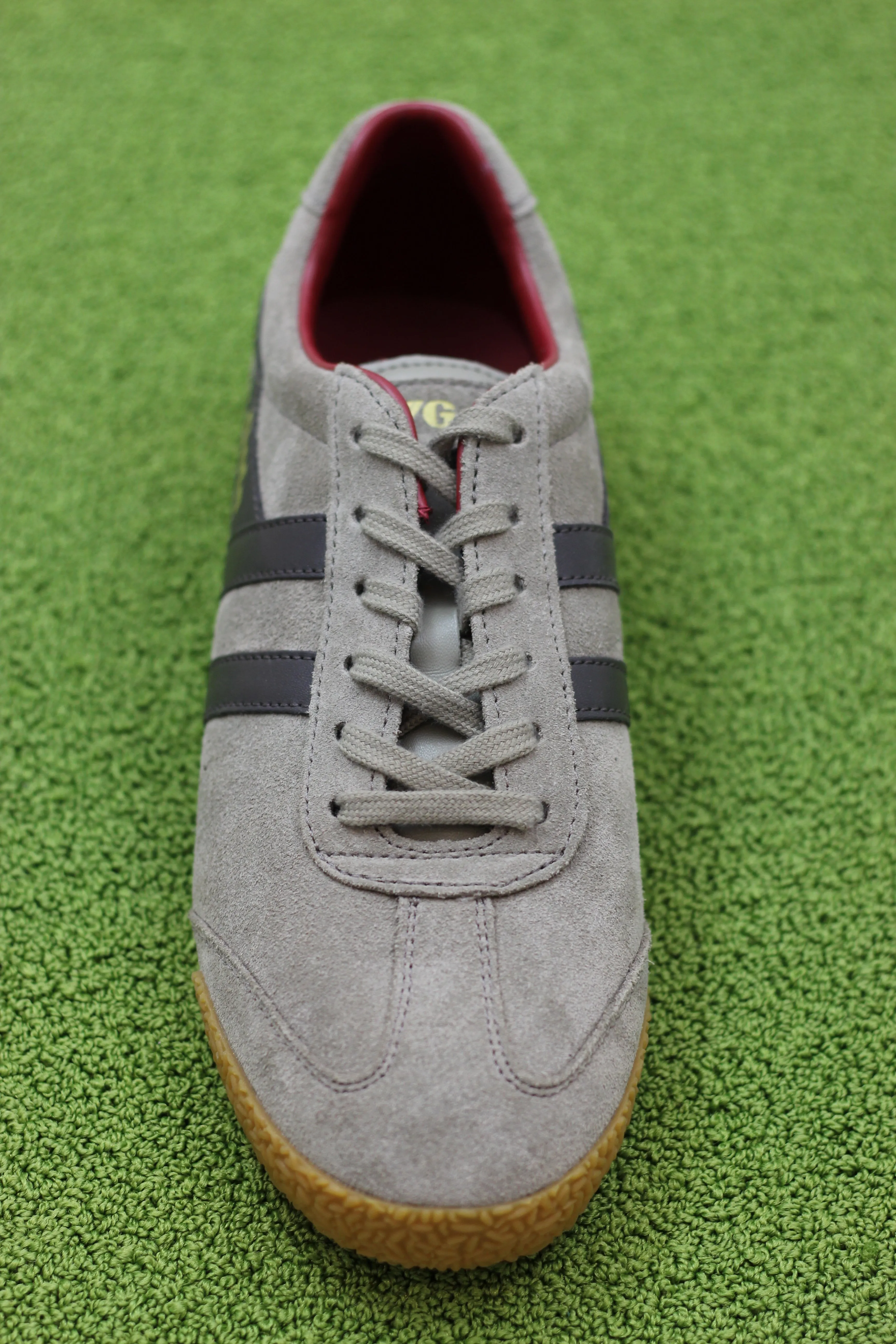 Men's Harrier Sneaker - Rhino/Dark Brown/Red Suede/Leather