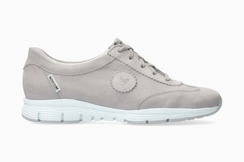 Mephisto: Yael Light Grey Sneaker