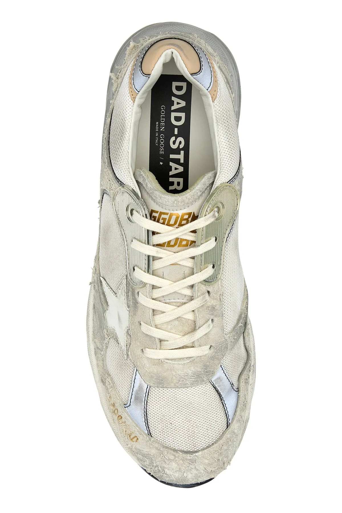 Multicolor leather and fabric Running Dad sneakers