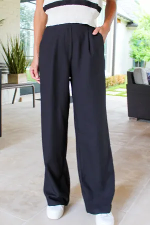 Navigating Life Elastic Waist Slacks Size L