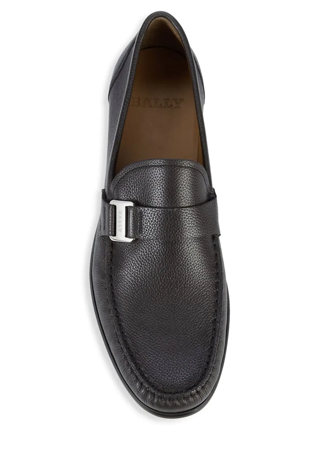 NIB $480 Bally Mens Colbar Leather Driver Loafers Shoes 12 US (11 Euro) Italy