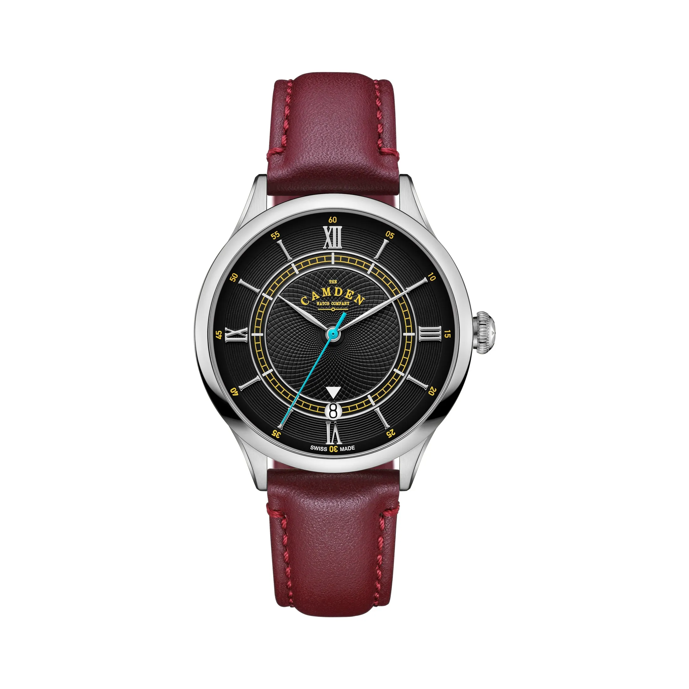 No.274 Automatic Steel, black and oxblood
