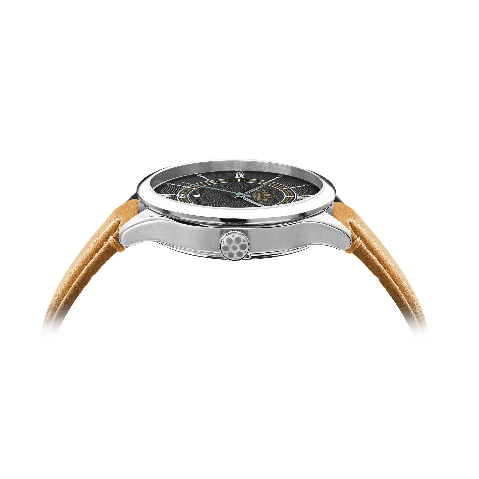 No.274 Automatic Steel, black and tan