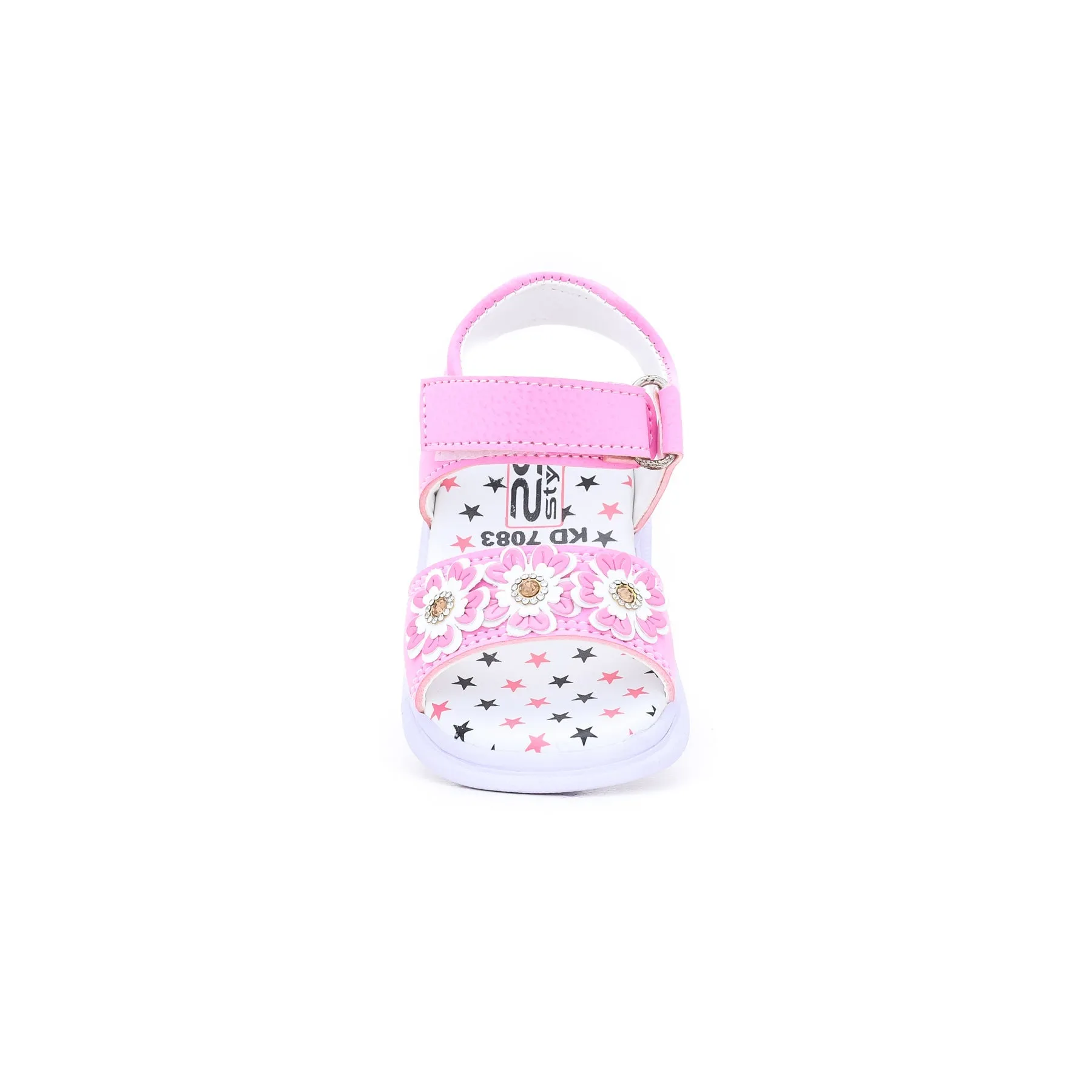 Pink Color Girls Casual Sandals KD7083