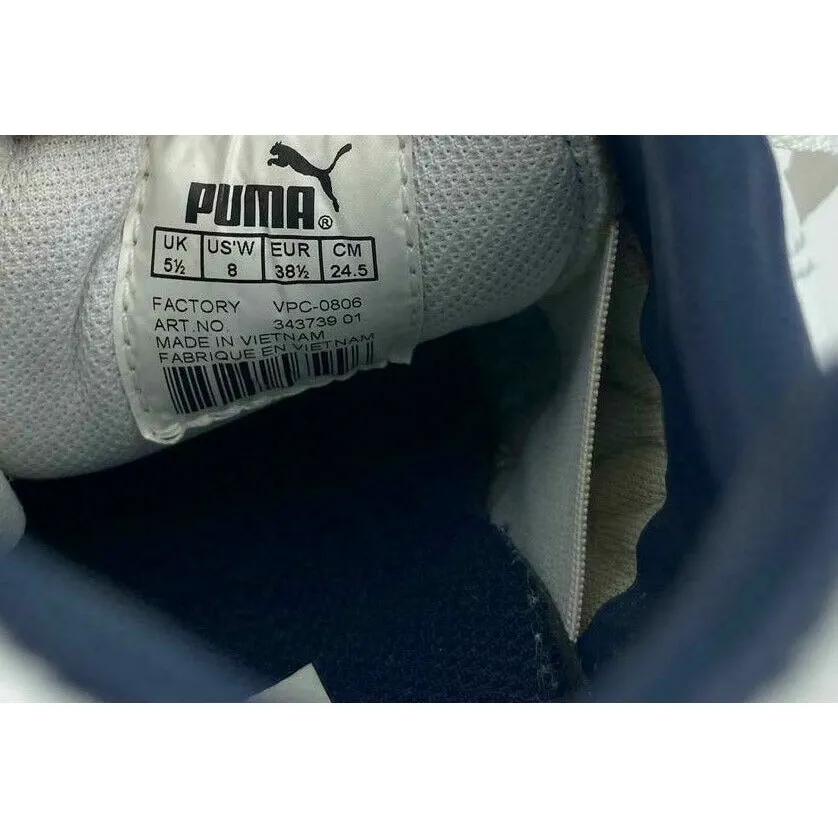Puma Women's Size's 8 VPC-0806 Blue/ White Suede Sneakers