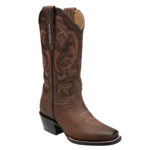 Rio Grande Sandy Embroidery Western Boots Square Toe