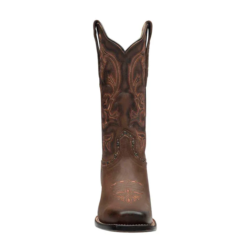 Rio Grande Sandy Embroidery Western Boots Square Toe