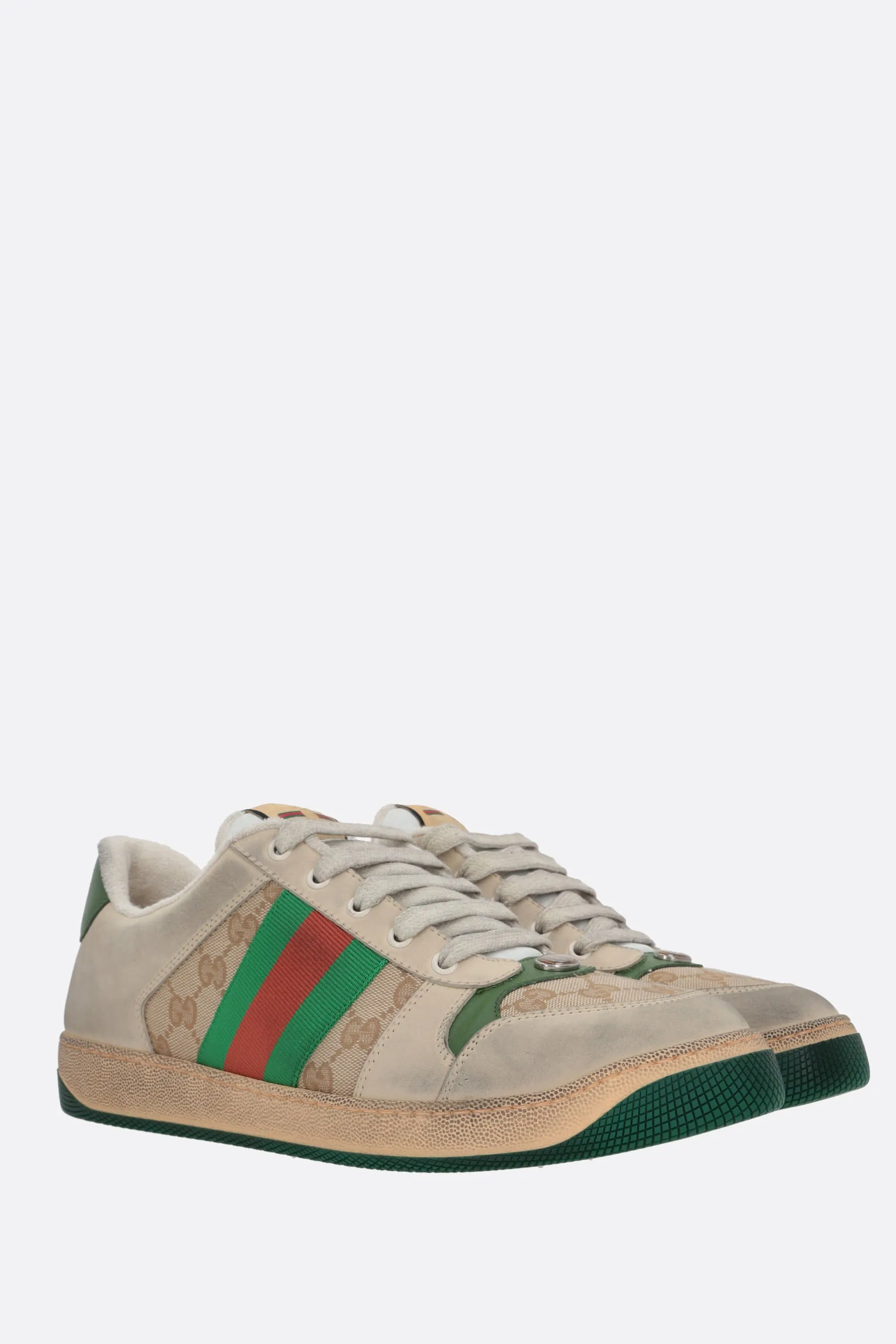 Screener Sneakers in Suede and GG Supreme Canvas