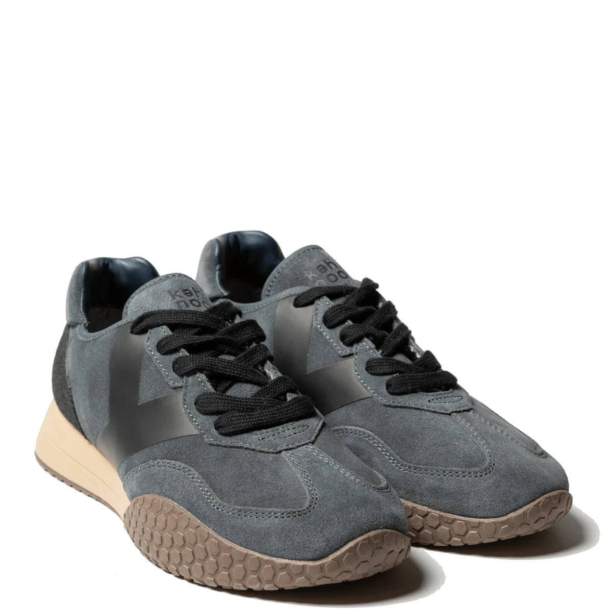 Sneaker Kehnoo Man Camoscio Dark Grey