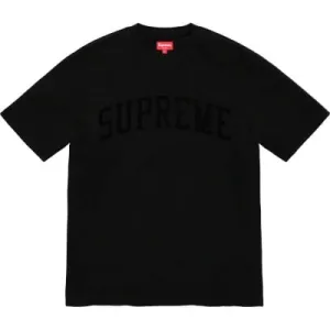 Supreme Chenille Arc Logo Tee Black