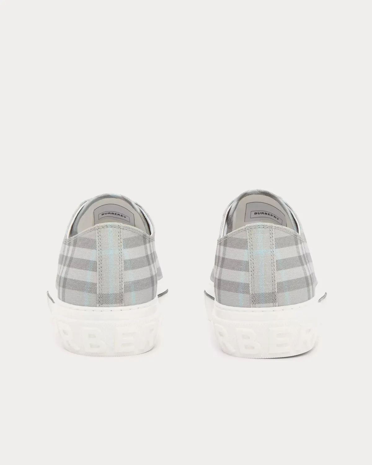 Vintage Check Cotton Grey Low Top Sneakers