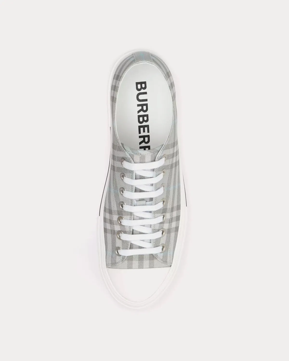 Vintage Check Cotton Grey Low Top Sneakers