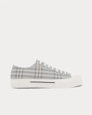 Vintage Check Cotton Grey Low Top Sneakers