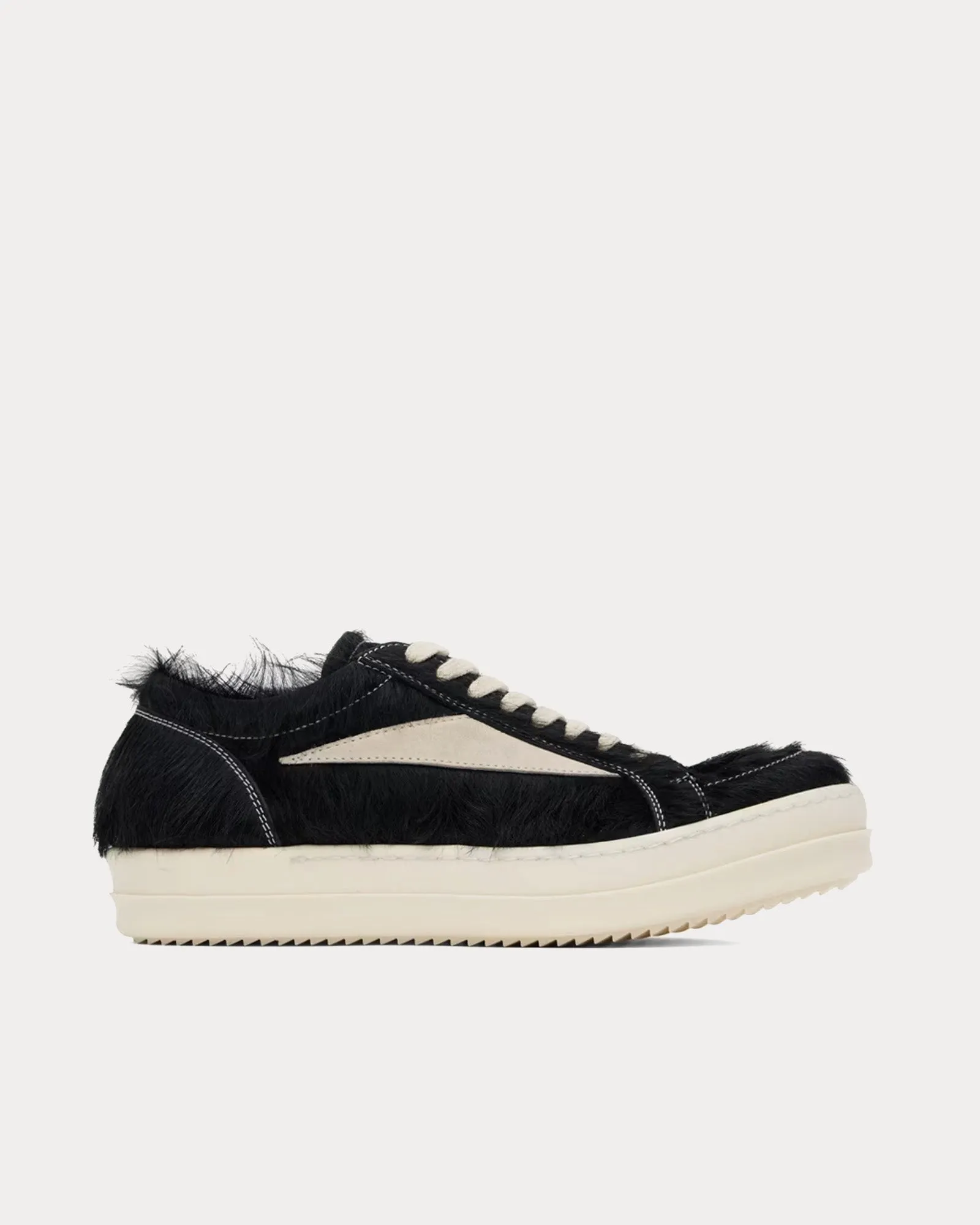 Vintage Hair On Leather Black / Milk / Milk Low Top Sneakers