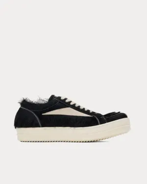 Vintage Hair On Leather Black / Milk / Milk Low Top Sneakers