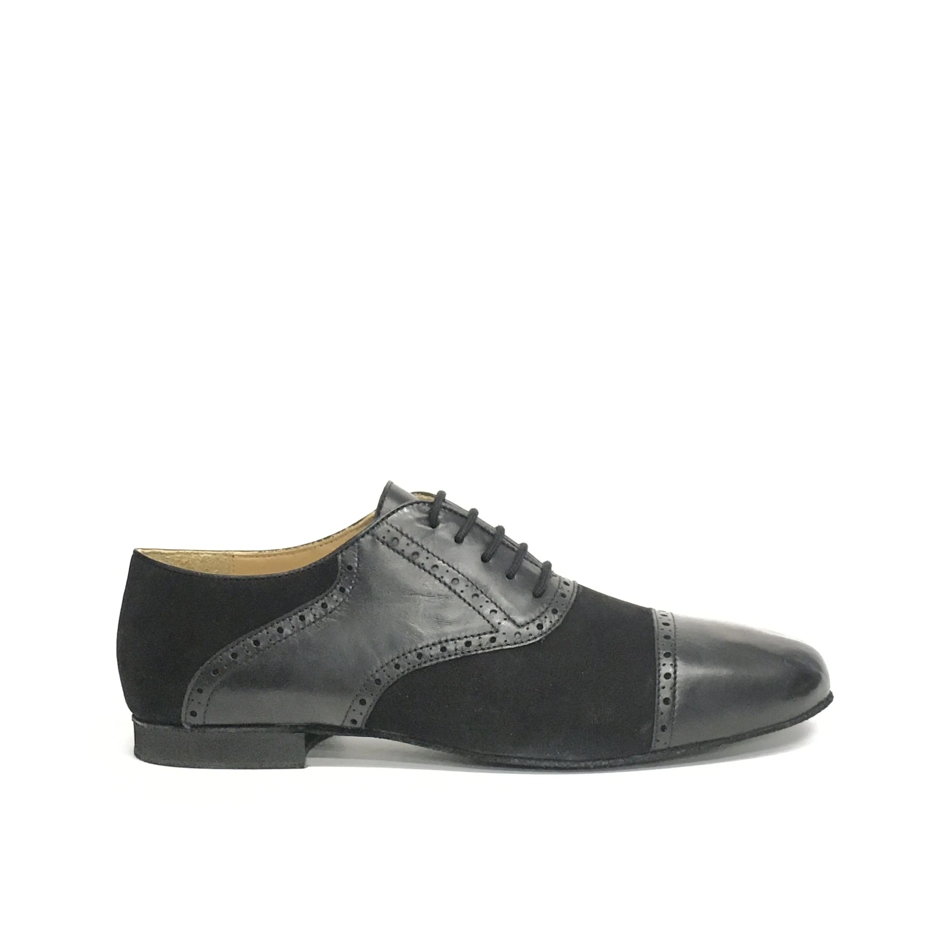 Werner Kern-Mens: Dillenburg Mibi | NY Black & Midnite | 0.75" UltraLite Heel | Suede Sole